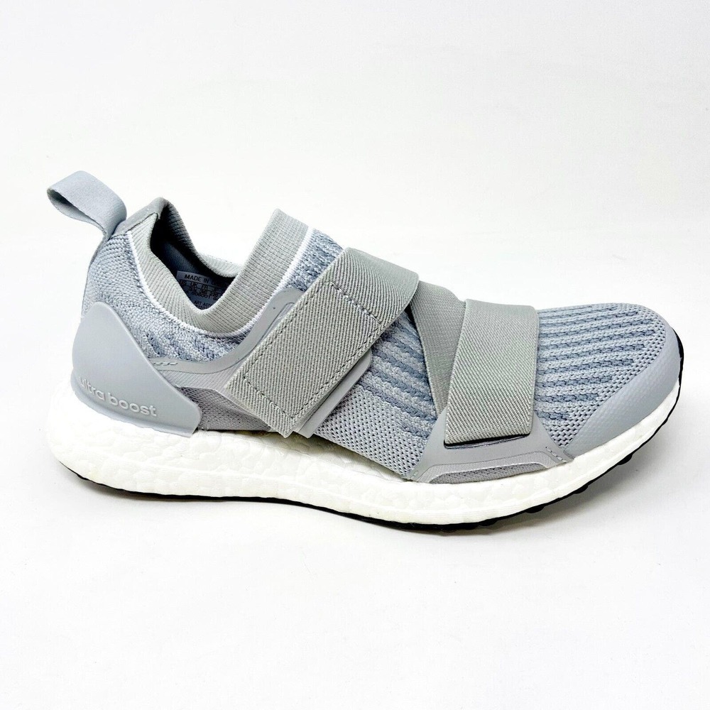 Adidas by Stella McCartney Women's Light Gray Athletic Slip-On Sneakers